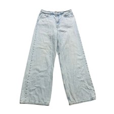 Levi's Premium Jeans Women's 31x31 Light Wash High Rise Loose Wide Leg Denim