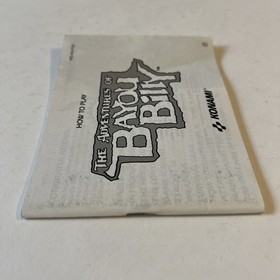 Notice Seule &ndash; The Adventures of Bayou Billy &ndash; Nintendo NES PAL - FRA - TBE