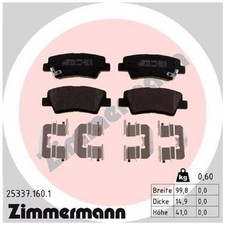 Satz Bremsbeläge Bremsklötze hinten für KIA Xceed CD | 24450839