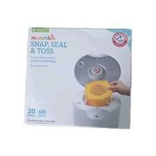 Munchkin Arm  Hammer Diaper Pail Snap, Seal and Toss Refill Bags 14 Bags