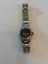Riccardo - Silver ladies sports watch with black dial