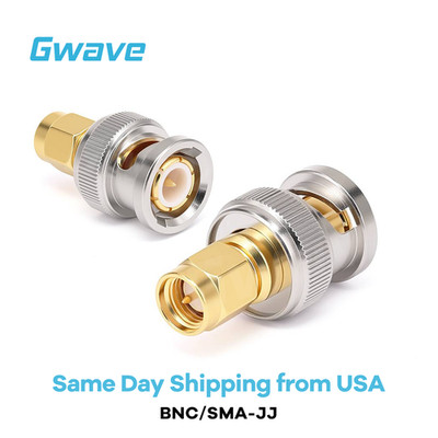 BNC Male to SMA Male Straight Adapter | DC to 4GHz