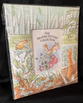 Beatrix Potter Peter Rabbit Cloth Picture Frame 9'' X 7'' 1994 NOS
