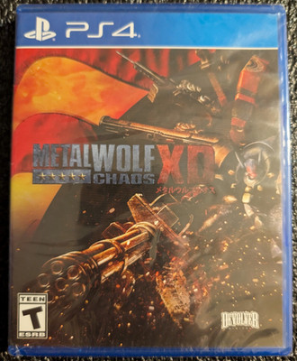 Metal Wolf Chaos XD - Sony PlayStation 4 NEW SEALED PS4