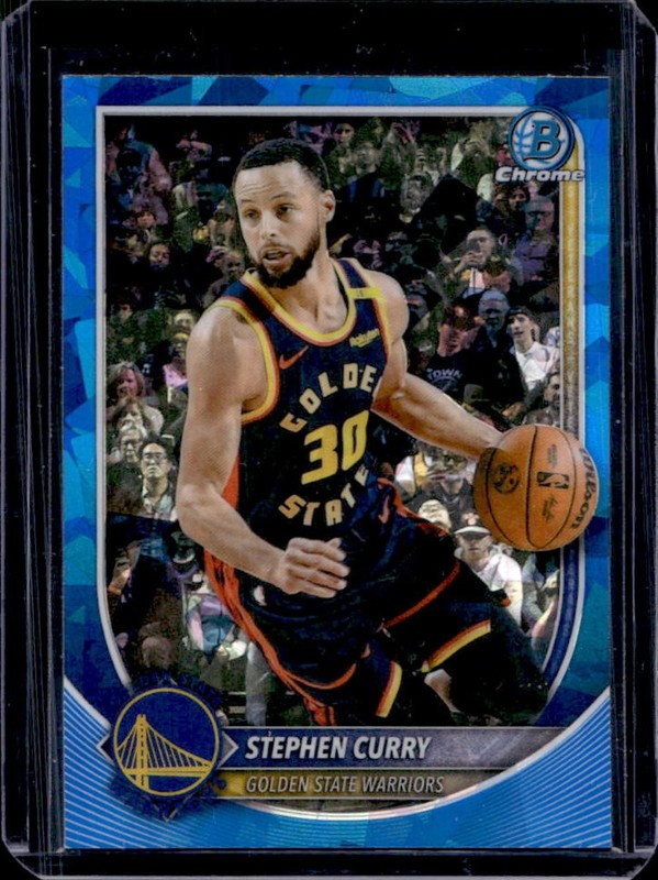 2025 Bowman Sapphire Stephen Curry Chrome #BCV-115 Warriors