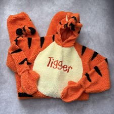 Vintage 90s WORKING VOICE Disney Store Tigger Costume One Piece ADULT S Suit