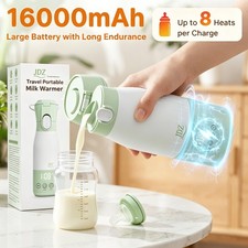 Portable Baby Bottle Warmer,316 Stainless Steel Fast Heating Leak-Proof Bottle,h