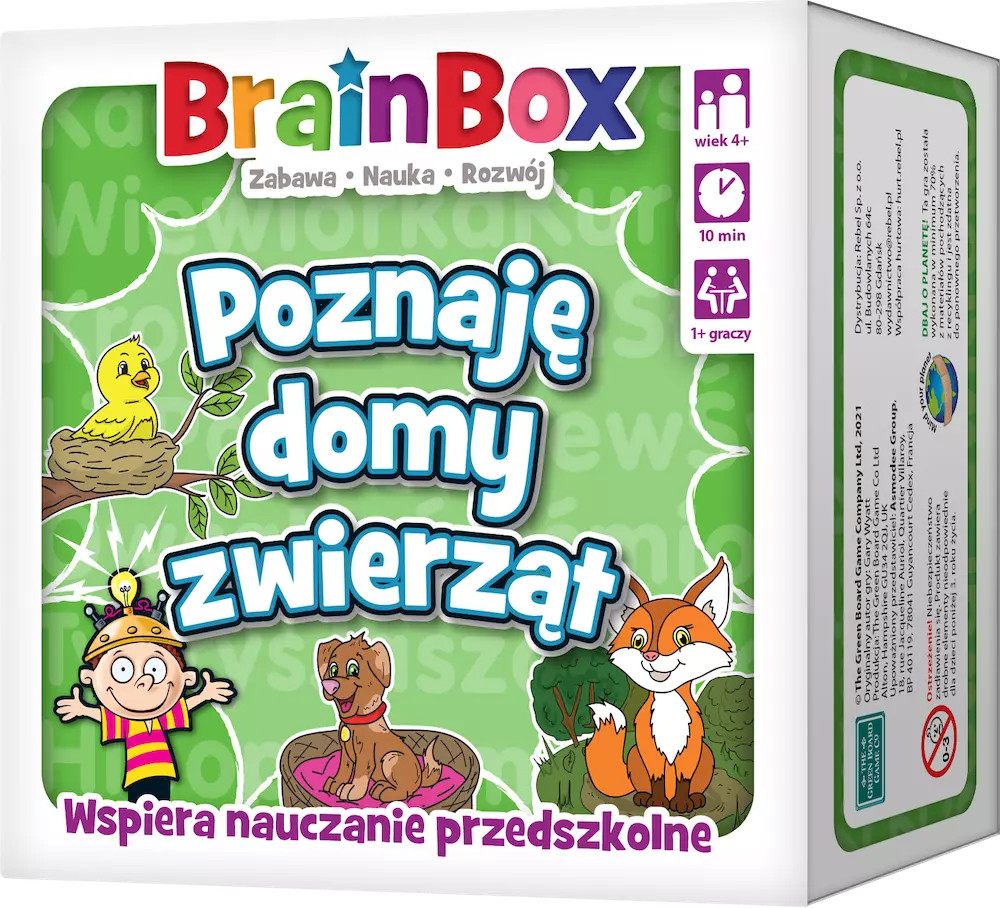 5902650616691 BrainBox Poznaj domy zwierzt Rebel 4590₽
