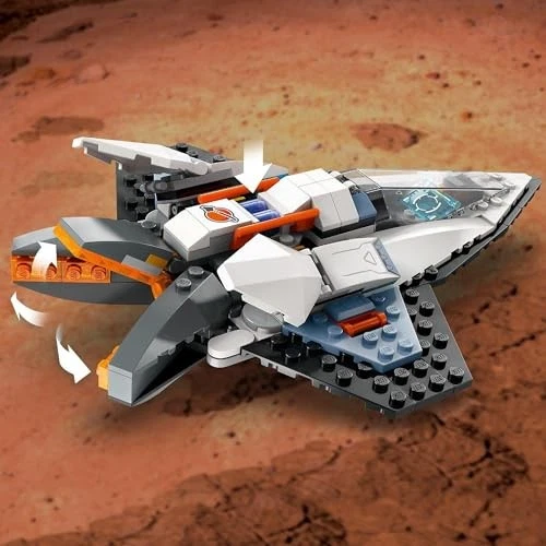 LEGO City Space Traveler's Starship 60430 Drone Robot Astronaut 240 piezas NUEVO - Imagen 4 de 4