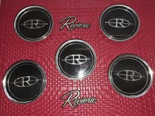 Vtg 1979-85 Buick Riviera 3 Center Cap Lot For 15 Wire Wheel Bonus Lqqk