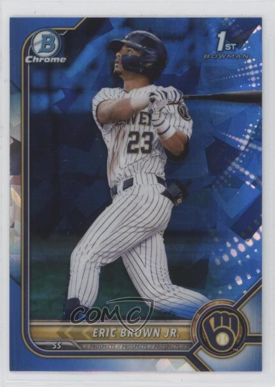 2022 Bowman Chrome Draft Sapphire Edition Eric Brown Jr #BDC-48 0ms8
