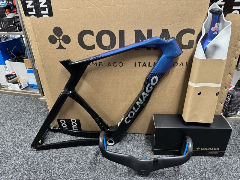 NEW Colnago Y1Rs XS Carbon Frameset + Integrated Cockpit Disc Aero Road