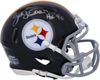 Jack Lambert Steelers Signed Riddell 1963-1976 Throwback Mini Helmet w/Insc