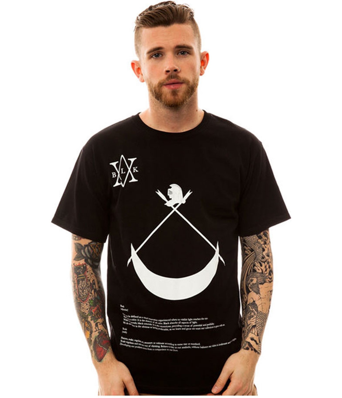 Black Scale Mens The Definition Graphic T-Shirt, Black, Small