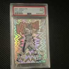 2021 Panini Absolute Kaboom! Ray Lewis #K38 PSA 9 Ravens Football