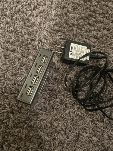 D-LINK DUB-H4 USB 2.0 HUB - USB cable - Power Adapter - Picture 5 of 5