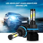 4 Sides 9004 HB1 LED Headlight for Dodge Ram 1500 2500 3500 1994-2001 Hi Lo Beam