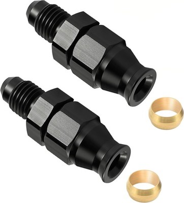 Heavy Duty 10AN Male to 5/8'' Hardline Fitting Aluminum Auto Fuel Hose Adapter