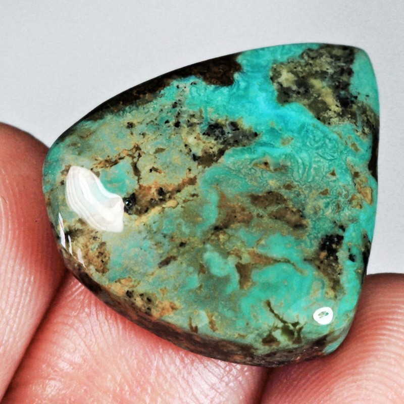15.4Ct Blue Green Turquoise Cab USST1461