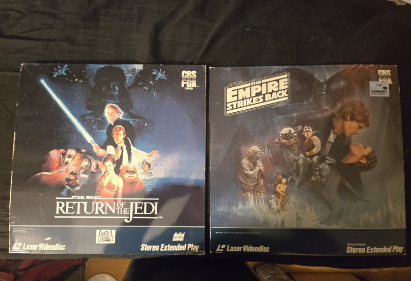 Star Wars Empire Strikes Back And Return Of The Jedi Laserdisc Set Of 2 CBS FOX