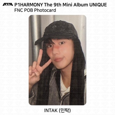 P1Harmony 9th Mini Album UNIQUE FNC POB Photocard | eBay