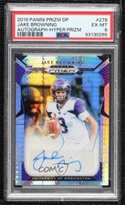 2019 Panini Prizm Draft Picks Hyper 67/75 Jake Browning #278 PSA 6 Auto g0d