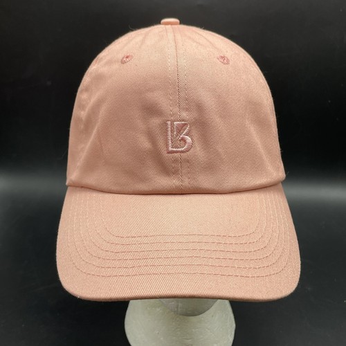 Buff Bunny Womens Cap Hat Lt Peachy Pink Leather Strapback Adjustable Cotton - 第 4/12 張圖片