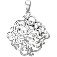 AnhäNger Aus 925 Silber Mit Ornament Halsschmuck SilberanhäNger Rhodiniert