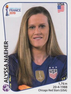 Panini Sticker Frauen Fußball WM 2019 Nr. 406 Alyssa Naeher USA USA NEU Bild