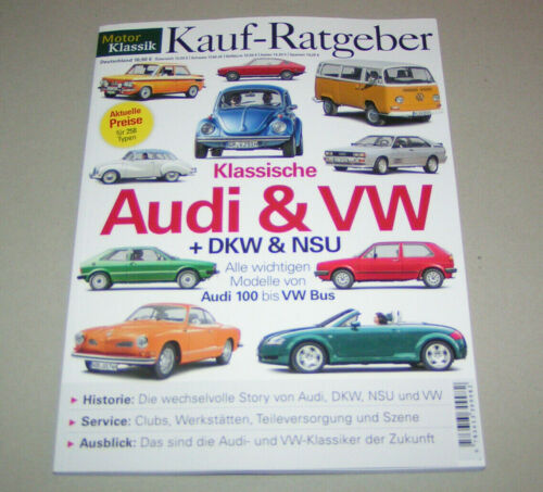 Kauf-Ratgeber Audi & VW + DKW & NSU | Motor Klassik | neu - Bild 1 von 5
