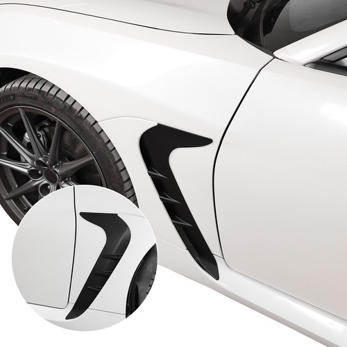 Matte Black Car Side Fender Air Flow Vent Cover Trim For Toyota 86/Subaru BRZ 22 - Picture 5 of 12