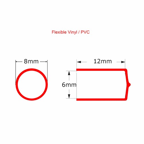10x RED PVC Brake Bleed Screw Bleed Nipple Caps Covers Universal - Picture 6 of 6