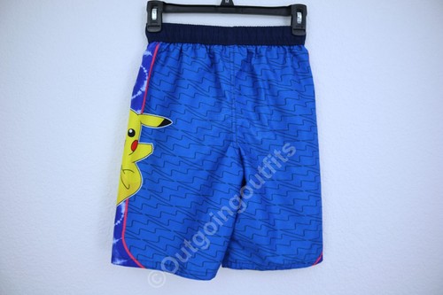 Pokémon Pikachu Boy's Mesh Lined Shorts Size 10/12 - Picture 2 of 8