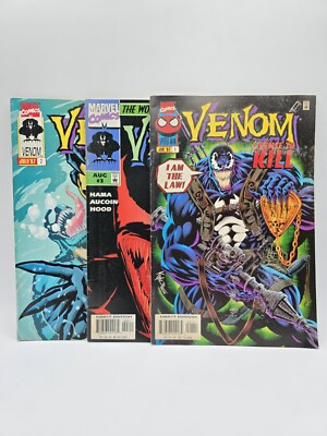 VENOM LICENSE TO KILL (1997) 3 ISSUE COMPLETE SET #1-3 MARVEL