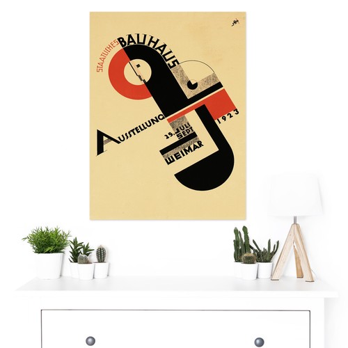 Ausstellung Bauhaus Weimar Deutschland großer Druck 46x61 cm - Bild 2 von 5