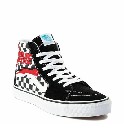 david bowie checkered vans