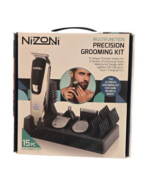 Nizoni Precision Grooming Kit 18 Piece Charging Station Hair