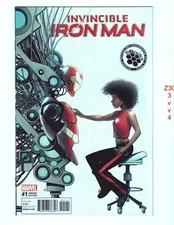 Invincible Iron Man #1 McKone STEAM variant VF/NM 2017 Marvel RiRi William z3034