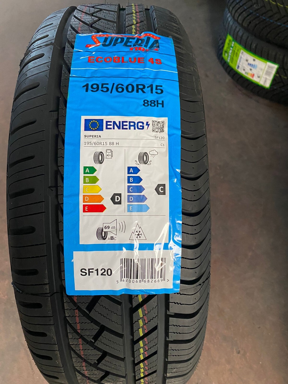 Superia 195 60 R15	88H   ECOBLUE2 4S stagioni/ 4 seasons Dot recenti