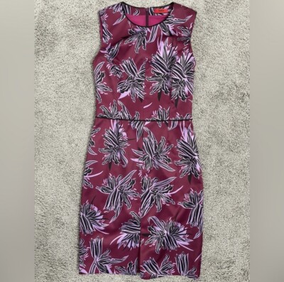 Hugo Boss Satin floral print dress | eBay