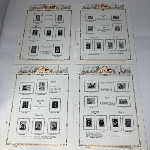 White Ace Historical Stamp Album Pages Supplement EU-23 1980 Washington Press - Picture 2 of 12