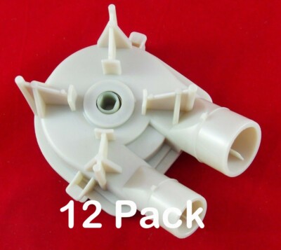 Washer Drain Pump for 3363394 Whirlpool Kenmore Roper PS342434 AP2907492 12 Pack