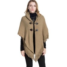 Winter Warm Ponchos And Capes - Cashmere Pashmina Oversized Women Shawls Wraps
