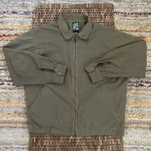 Kuhl Alf Canvas Full Zip Jacket Khaki Tan Men’s Size Medium M - Picture 2 of 4