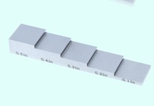 New Ultrasonic Thickness Gauge 5-Step Calibration Blocks 5-Step