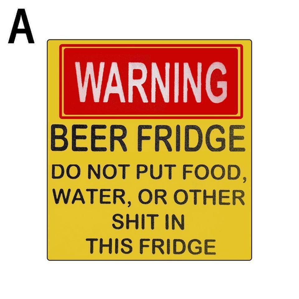 HOT Hilarious Beer Fridge Beer Sticker Fridge Stickers