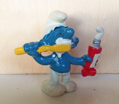 Figurine Schtroumpf Schleich - PROMO 20064 PDH DENTAL - Rare - Très Bon État