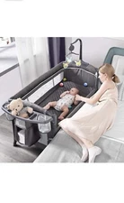 Adovel Bed Side Sleeper And Bassinet