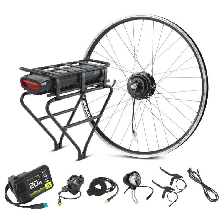 E-Bike Fahrrad Umbausatz, 36V 500W 28" Hinterrad E-Bike Conversion Kit