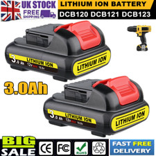 2x DCB120 For Dewalt DCB124 XR Slide Battery Pack 12V 10.8V 3.0Ah Li-ion DCB127